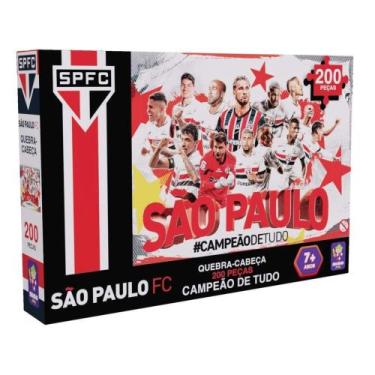 Imagem de Quebra-Cabeça Puzzle Coleção São Paulo 200 peças Mimo Toys - 2551