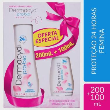 Imagem de Kit sabonete íntimo dermacyd femina 24H 200ML + 100ML - portinari