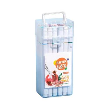 Imagem de Conjunto de Canetas Pincel com 12/24/36/48/60 ou 80 Cores Sortidas - I