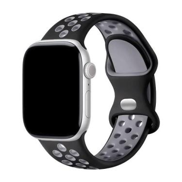 Imagem de Pulseiras Silicone Furos Compatível com Apple Watch - Baú do Viking, P