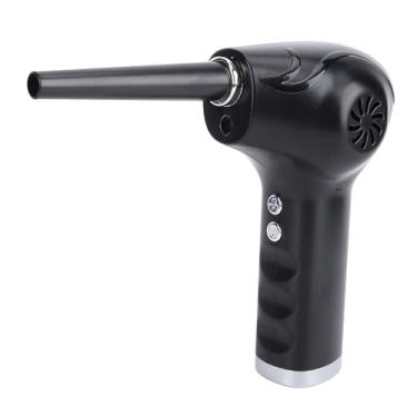 Imagem de Secador de Cabelo Com Design Leve e Portátil, Motor de 51.000 RPM, 3 Modos de Fluxo de Ar, 5 Acessórios, Espanador de Ar Sem Fio, Soprador de Ar Elétrico Recarregável para