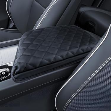 Imagem de LANTU Capa de apoio de braço para Volvo XC60 2018-2024 2025 acessórios console central protetor de almofada de tampa média para descanso de cotovelo de carro