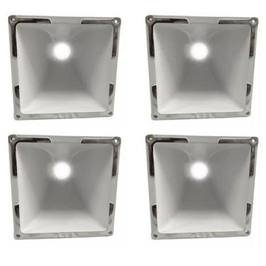 Imagem de Kit 4 Corneta Lts 1921 Cone Lente 19-21 Trio Jarro Paredão, Branco