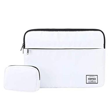Imagem de Capa para laptop de 15 polegadas, bolsa para laptop ODTEX de 15,6 polegadas, adequada para MacBook 16 e 15 polegadas Dell/HP/Acer/ASUS/Acer Chromebook - branca