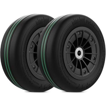 Imagem de Conjunto de roda dianteira Gokart 80/60-5 compatível com Segway Ninebot GoKart Kit/Kit2/Gokart Pro/Pro2, substituição de montagem de roda dianteira de karting acessórios originais (conjunto de roda