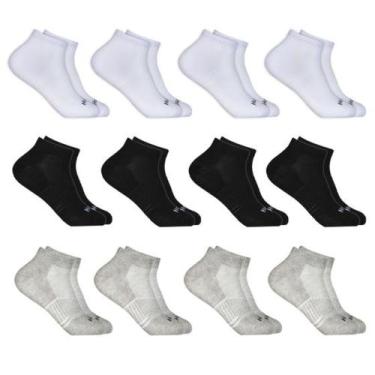 Imagem de Kit 12 Pares de Meia Soquete Masculino 39-43 - sport