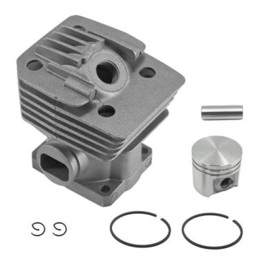 Imagem de Kit Cilindro Pistão Anéis Para Roçadeira Stihl Fs220 Nikasil - SUPREME