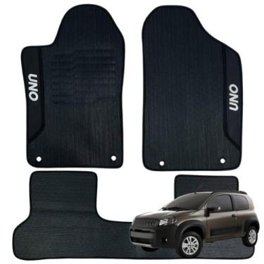 Imagem de Jogo de Tapetes Uno Vivace 2011 a 2023 Completo - Tapete Fiat - 3 Peça