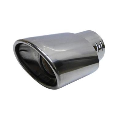 Imagem de Ponteira Oval Achatada Inox Saída 4,5 Pol Esportiv Adaptação - DSTAL