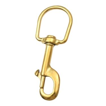 Imagem de kowaku Mosquetão giratório com fecho de pressão em aço inoxidável 316, fecho de gatilho de ponta única, fivela de para mergulho, varal de roupas e bandeira, 120mm