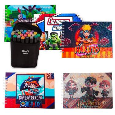 Imagem de 5 Livro de Colorir Capa Dura Estilo Bobbie Goods Personagens - Toys 2u