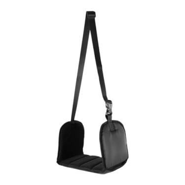 Imagem de IEUDNS Suporte para pés de avião, acessórios confortáveis, apoio para pés de avião, descanso para de viagem para viagens longas, mulheres e homens, 56x15cm