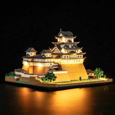 Imagem de BrickBling LED Light for Lego Architecture 21060 Himeji Castle Building Set, Creative Lights Compatible with Lego Himeji Castle, Great Gift (Without Model)