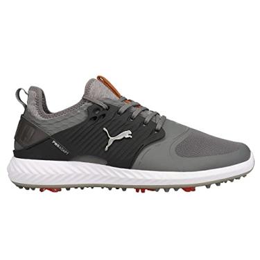 Imagem de Puma Golf Tênis de golfe masculino Ignite Pwradapt Caged, Sombra silenciosa, bronze-puma preto, 10