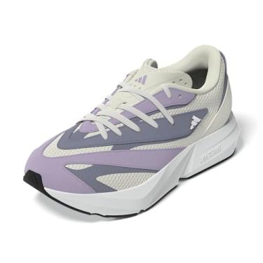 Imagem de adidas Tênis feminino Lightblaze, Branco/prata violeta/ameixa em pó, 38