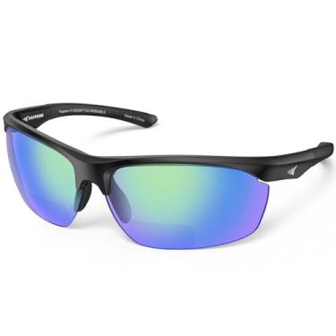 Imagem de KastKing Óculos De Sol Polarizados Bifocais Sem Aro Tugaloo, Ampliação Bifocal X1,5 X2,0 X2,5, Proteção Uv