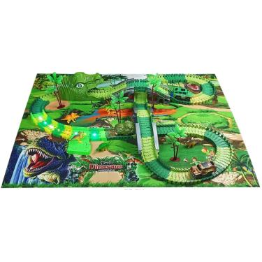 Imagem de Brinquedo Pista de Dinossauro com Carrinho - 252 Peças
