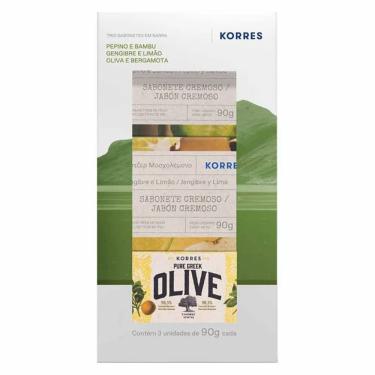 Imagem de Kit  Korres Gift Set Creta Island- Sabonete em Barra (3 unidades) 90g