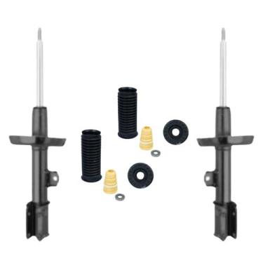 Imagem de Par Amortecedor Dianteiro Nakata Onix 2012 A 2019 + Kit Bat.