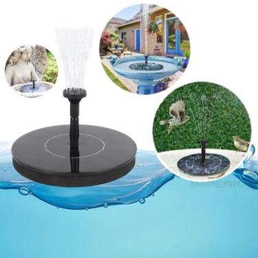 Imagem de Fonte Água Solar Chafariz Lagos Jardim Piscinas Aquários - Impérioxd