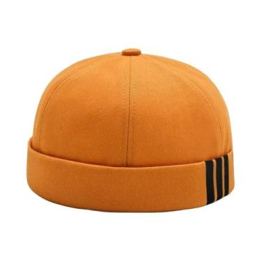 Imagem de Gorro Unissex Ajustável De Verão, Estilo Retrô Com Etiqueta De Letras,