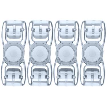 Imagem de Abaodam 4pcs Swimming Goggles Buckle Replacement Clip For Swim Goggles Strap Button Essential Swimming Accessory Prevents Strap Slippage