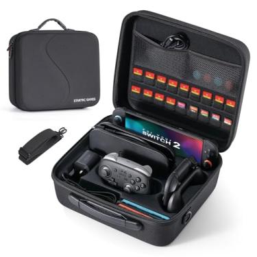 Imagem de STARTRC GAMES Switch 2 Carrying Case for Nintendo Switch 2 (2025), Large All in One Hard Travel Case with Game Card Slots, Portable Carry Bag for Switch 2, Pro Controller and Other Accessories