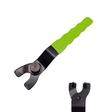 Imagem de LCYLFH Chave inglesa universal ajustável, chave de porca de trava para máquina de esmerilhadeira angular de 10 cm, 12,7 cm, 15 cm, 17,8 cm e 23 cm (verde)