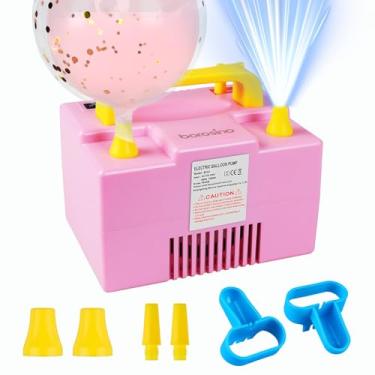 Imagem de Borosino Bomba de balão elétrica 1000 W 110 V, soprador de ar fresco e potente inflador elétrico adequado para inflação rápida de todas as camadas duplas, dura muito tempo sem se preocupar com calor