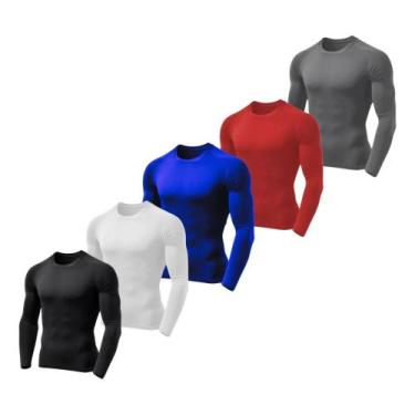 Imagem de 5 camisas térmicas uv+50 segunda pele proteção solar - GOODSTYLELIFE, 