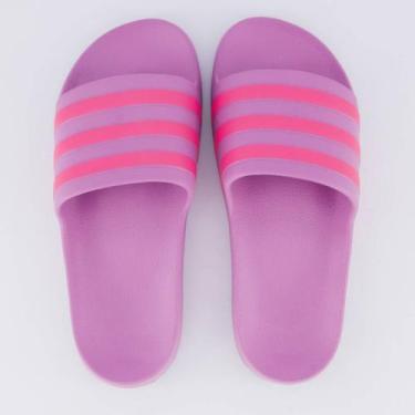 Imagem de Chinelo Adidas Adilette Lumia Feminino Roxo, 38-39