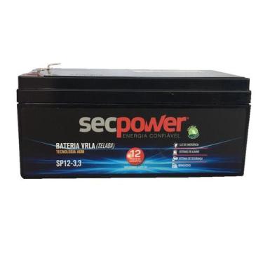 Imagem de Bateria Selada VRLA 12V 3,3ah - AGM - Sec Power