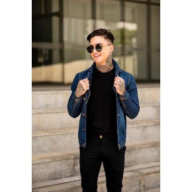 Imagem de Blazer Masculino Slim Esporte Fino Elastano Premium  - DRAGONFLY / DEB