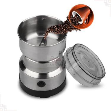 Imagem de Moedor De Cafe Triturador Café E Grãos Eletrico Em Aço Inox - Cael Sto