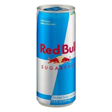 Imagem de Energético Red Bull Sugar Free 250Ml 24 Unidades, Sem sabor, 250ml