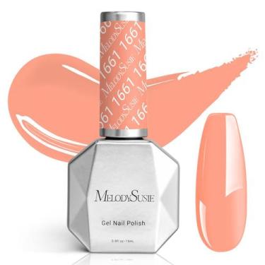 Imagem de Verniz de unhas MelodySusie Orange Gel 15mL Soak Off UV LED