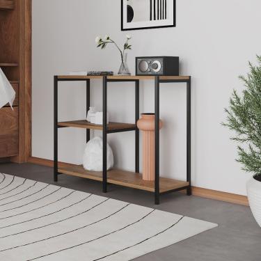 Imagem de Aparador Industrial Artesania Preto E Imbuia 95cm