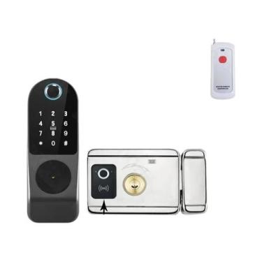 Imagem de Fechadura Eletrônica Inteligente WiFi Com Controle Remoto Pelo APP Tuy