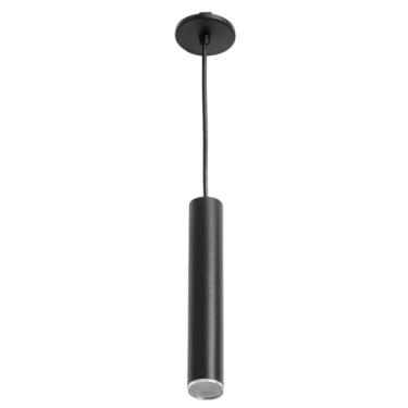 Imagem de Pendente Tubo preto aluminio Bancada Gourmet Cozinha Quarto grupoul