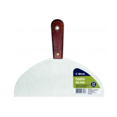 Imagem de Espatula aco inox drywall massa corrida pro 25cm atlas at6155/24