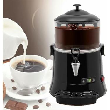 Imagem de Máquina De Fabricante De Chocolate Quente Grande, Dispensador De Chocolate Derretido Elétrico Comercial, Mais Quente De Bebida Quente Para Aquecer O Suco De Leite Com Leite De Chocolate