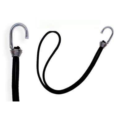 Imagem de Kit 70 Elásticos Extensor Borracha Lona Preta Caminhão Carreta