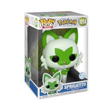 Imagem de Funko POP! Jumbo: Pokemon - Sprigatito - Felori - Boneco colecionável de vinil - Ideia de presente - Mercadoria oficial - Brinquedos para crianças e adultos - Fãs de Jogos de Vídeo - Figura modelo