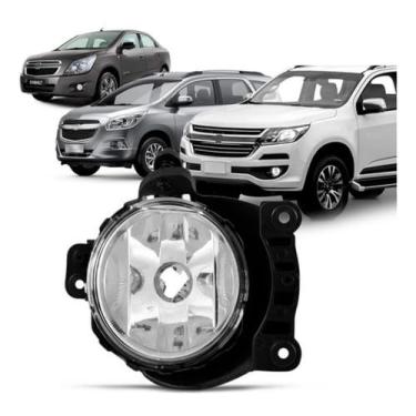 Imagem de Farol Auxiliar Dianteiro Esquerdo Compatível com Cobalt 12/23, Onix/Prisma 12/19 e S10 17/20, Iluminação Eficiente, Encaixe Preciso, Instalação Fácil e Peça Resistente para Uso Diário