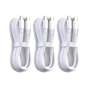 Imagem de Carregador Rápido De 100W Cabo USB C Para Tipo C 3 Peças Fio De Dados 