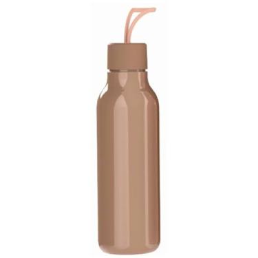 Imagem de Garrafinha De Água Squeeze Academia Escritório 700ml Com Alça e Tampa Emborrachada (Brown)