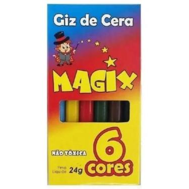 Imagem de Giz de Cera Magix 6 cores