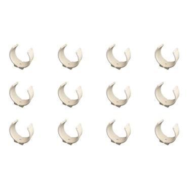 Imagem de Kit 12 Abraçadeira Impacto Cano 25Mm 3/4`` Branca Estrela