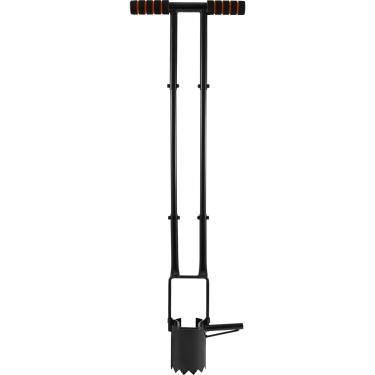 Imagem de kaimenhong Transplantador de lâmpada de jardinagem, ferramenta de plantador de bulbo, cabo longo, plugue de grama macio com base serrilhada, ferramenta de plugue de grama, para cavar buracos para