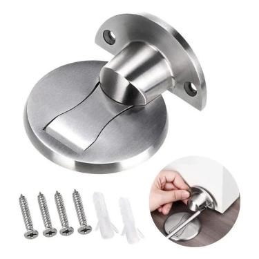 Imagem de 3X Prendedor Fixador Porta Trava Magnetica Limitador Segurad